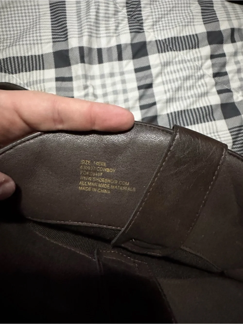 Mossimo Supply Co. Dark Brown Men's Cowboy Western Boots